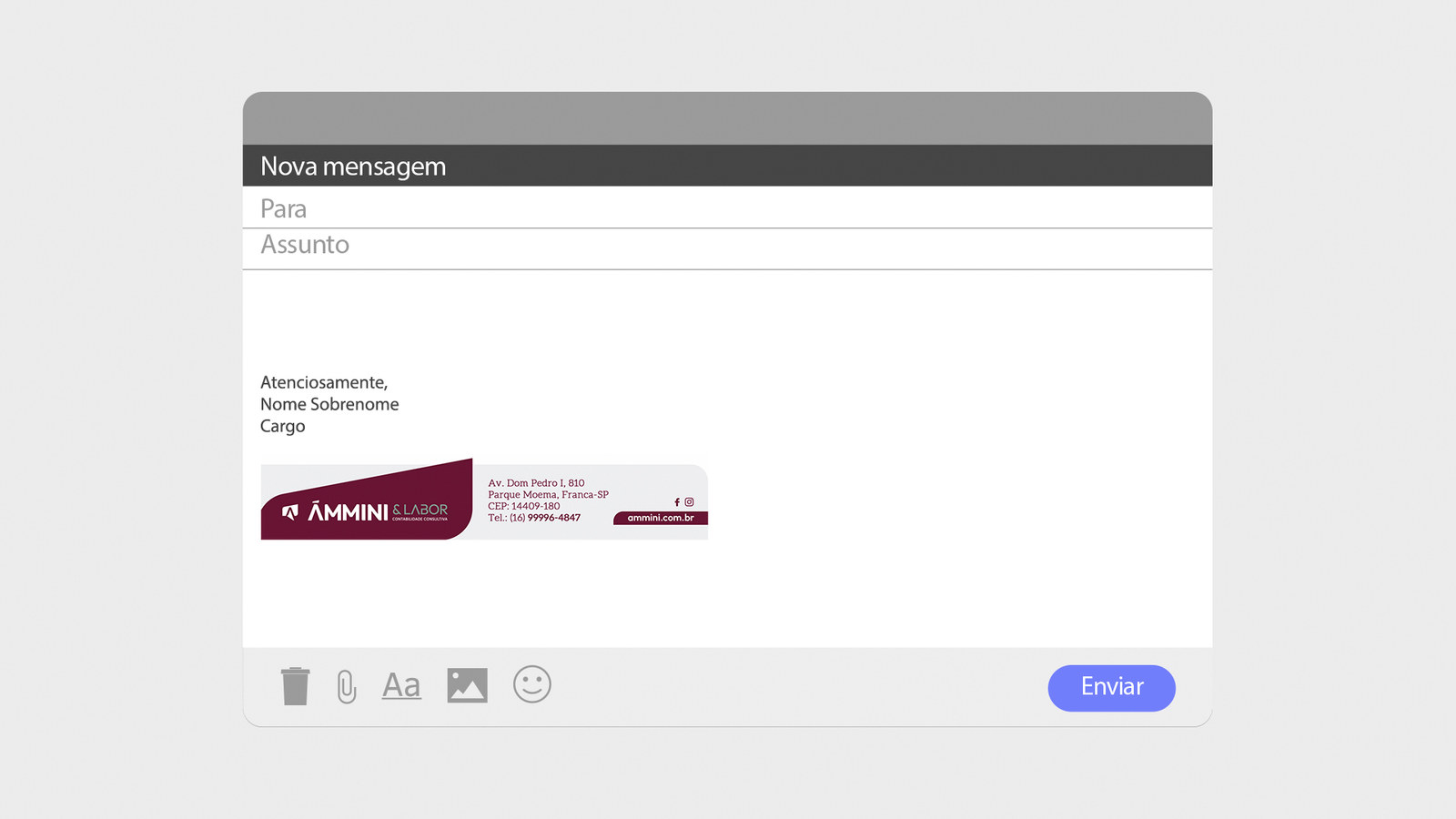 Assinatura de email