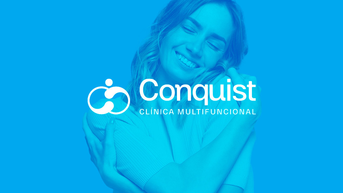 Aplicação da marca Clínica Conquist