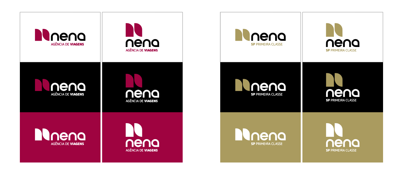 Aplicação da marca NENA