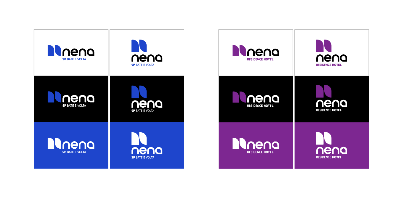 Aplicação da marca NENA