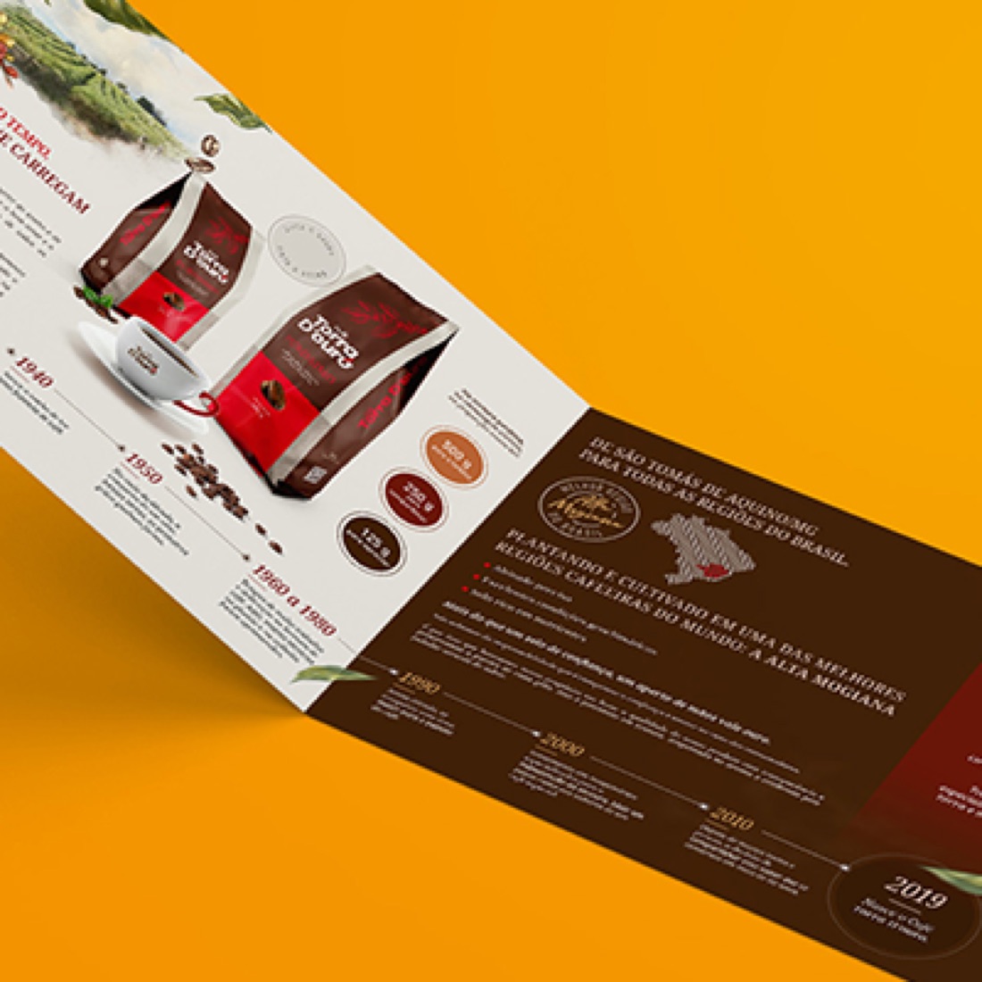 Aplicação da marca Café Torra D'ouro