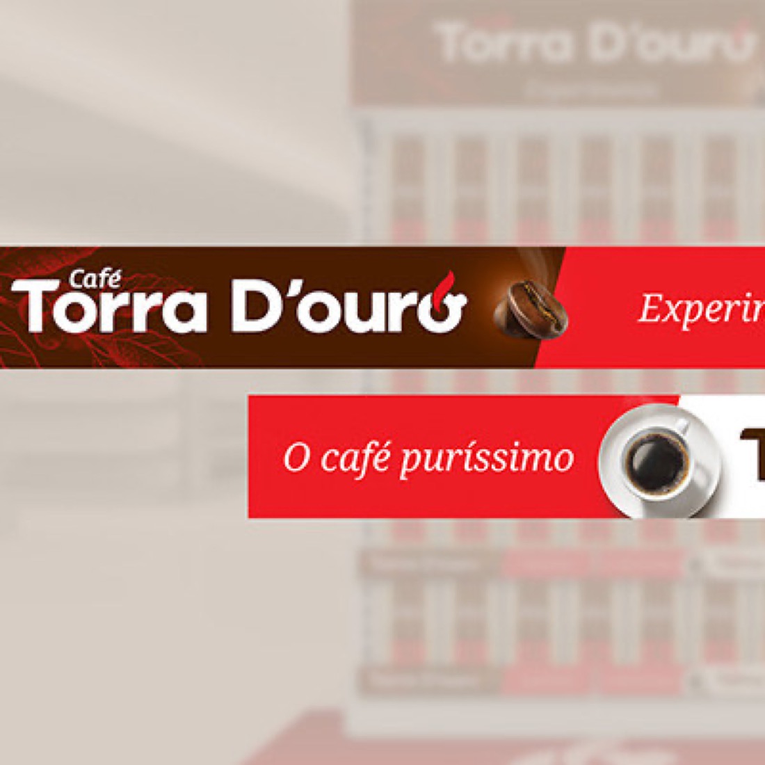 Aplicação da marca Café Torra D'ouro
