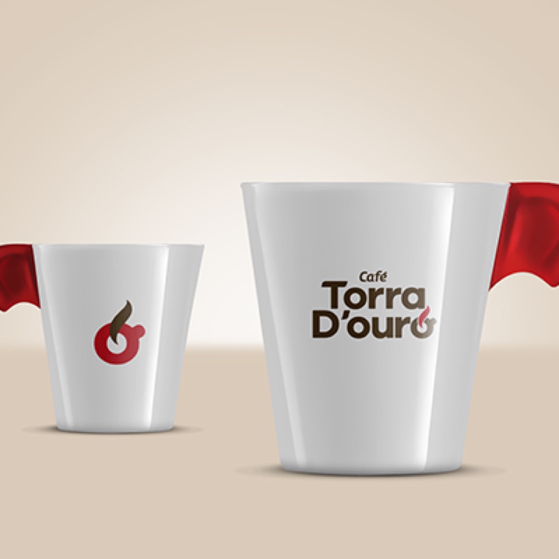 Aplicação da marca Café Torra D'ouro