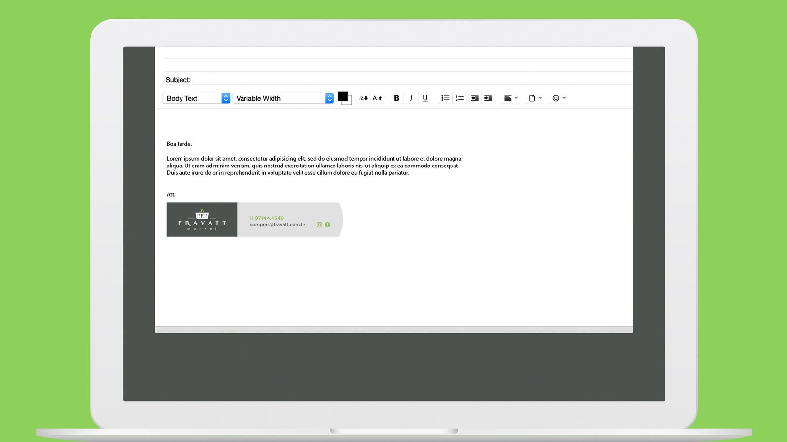 Assinatura email